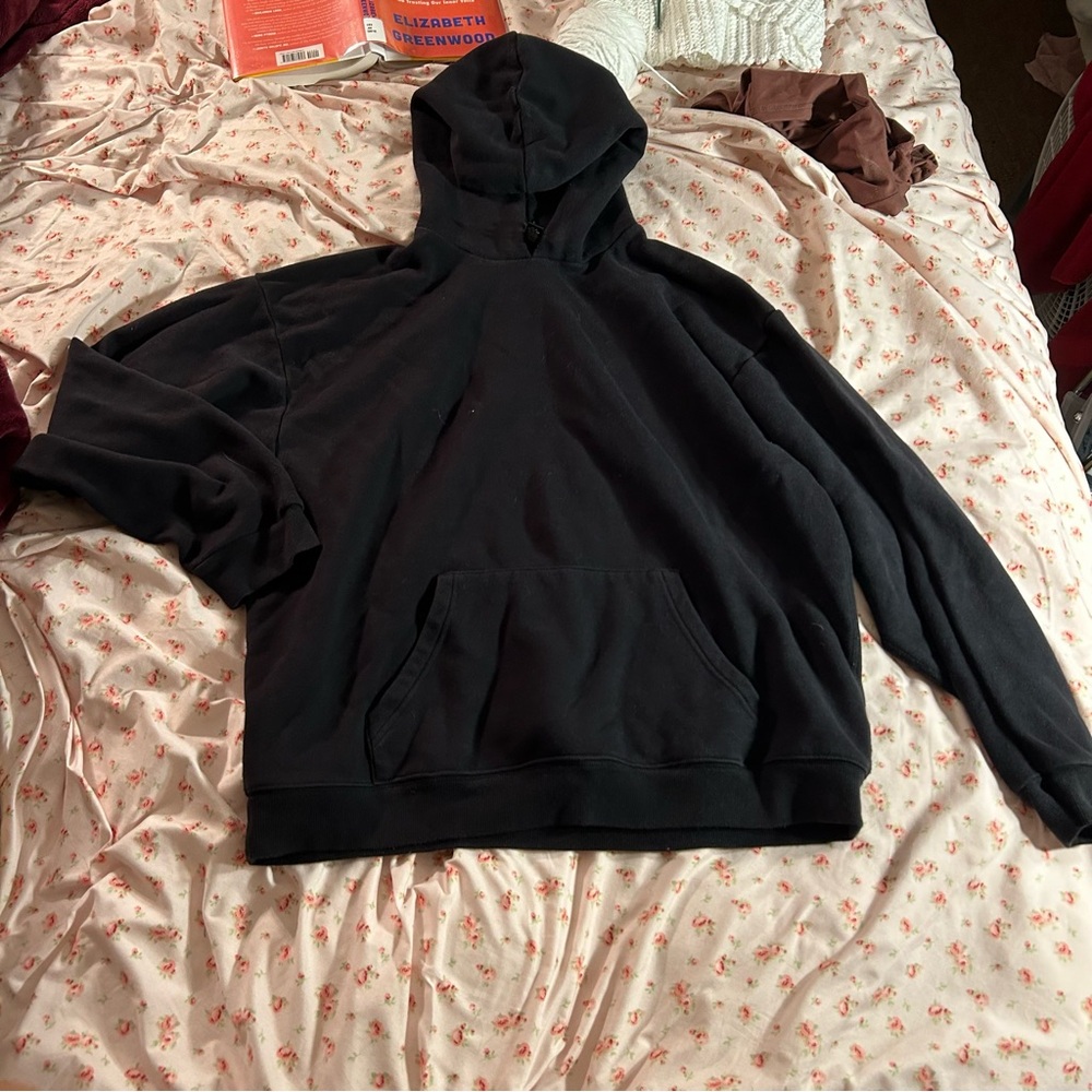 skims black hoodie